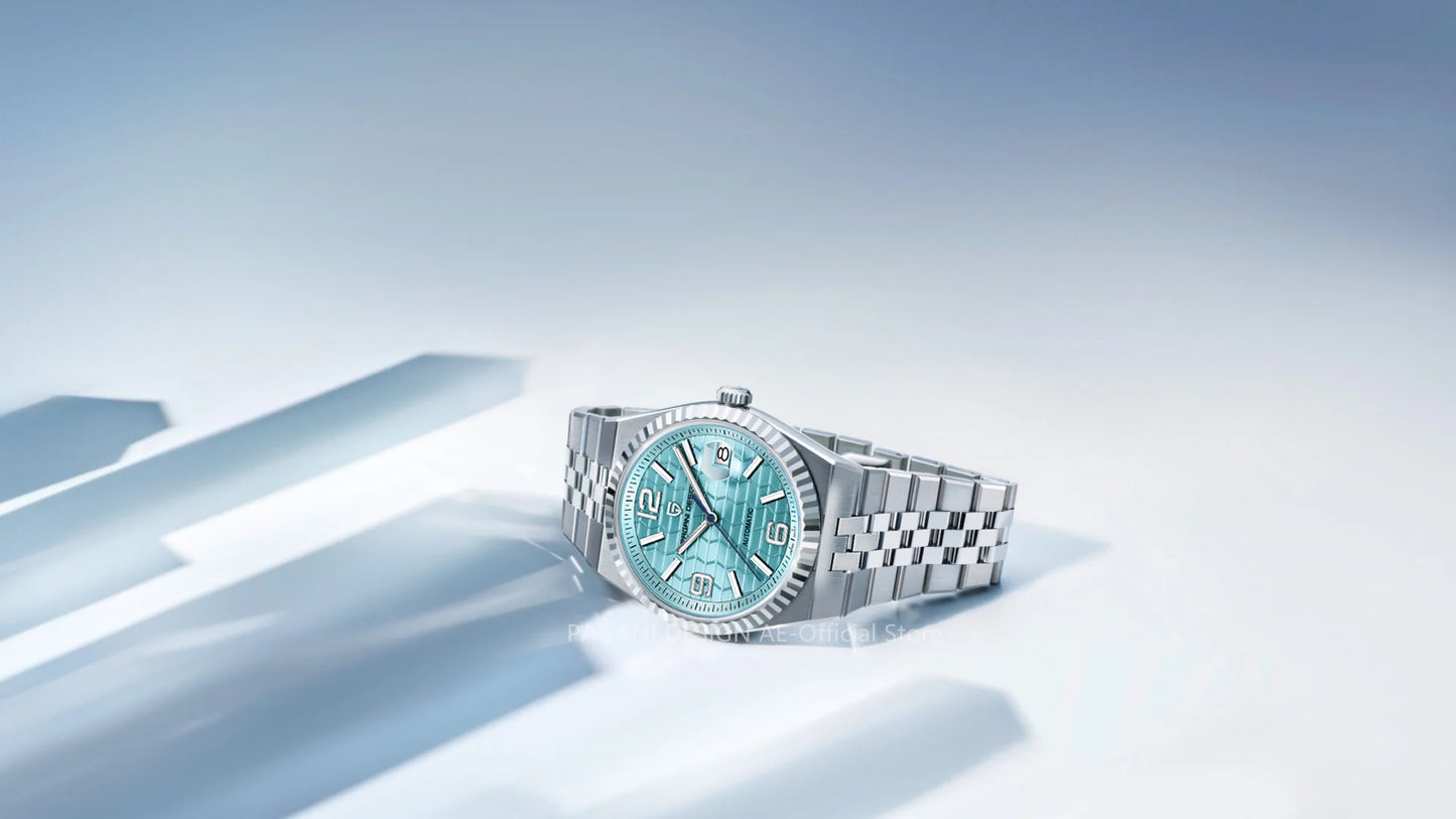 PAGANI DESIGN 3D Rhombus Dial Watches Luxury Automatic Watch Men Stainless steel Mechanical Wristwatch For Gift Box 2025 New