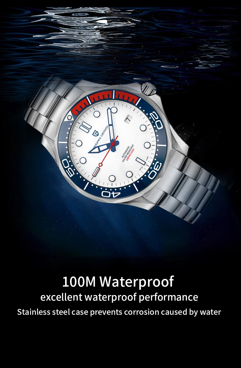 2025 New PAGANI DESIGN 007 Mechancial Wristwatc men Luxury Automatic watch for men NH35A Sapphire crystal Dive Clock man