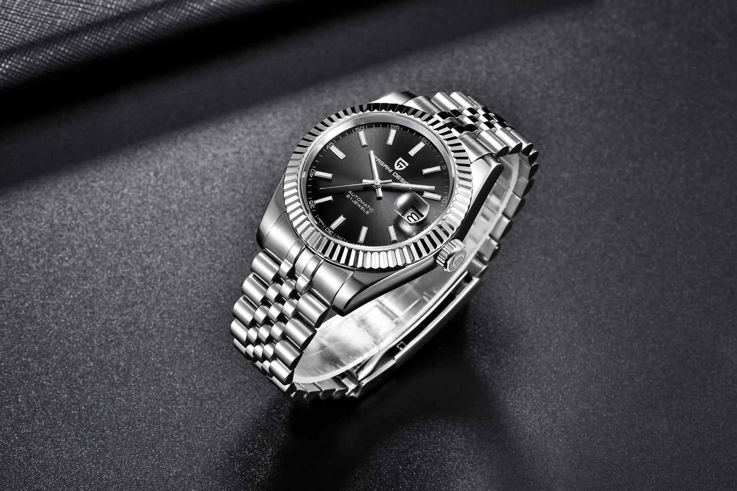 PAGANI DESIGN Man Mechanical Watch Top Brand Luxury Automatic Watch Stainless Steel 100m Waterproof Watch Men Clock Reloj Hombre