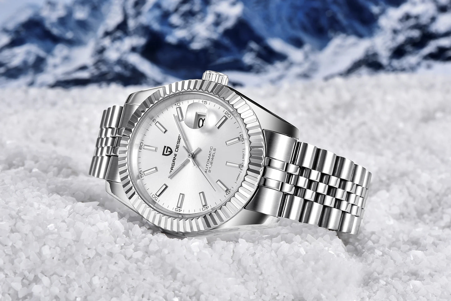 PAGANI DESIGN Man Mechanical Watch Top Brand Luxury Automatic Watch Stainless Steel 100m Waterproof Watch Men Clock Reloj Hombre