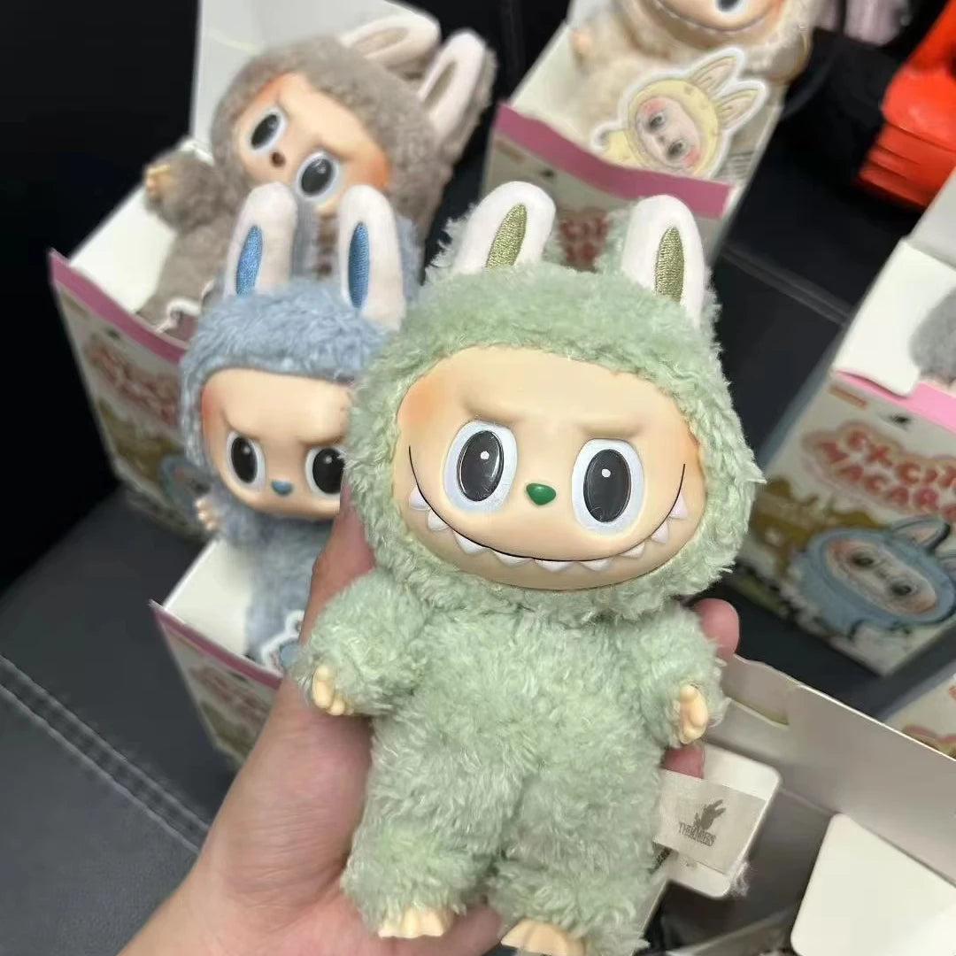 Labubu V1 Macaron US Beautiful and Lovely Cartoon Toy Doll with Couture Wardrobe