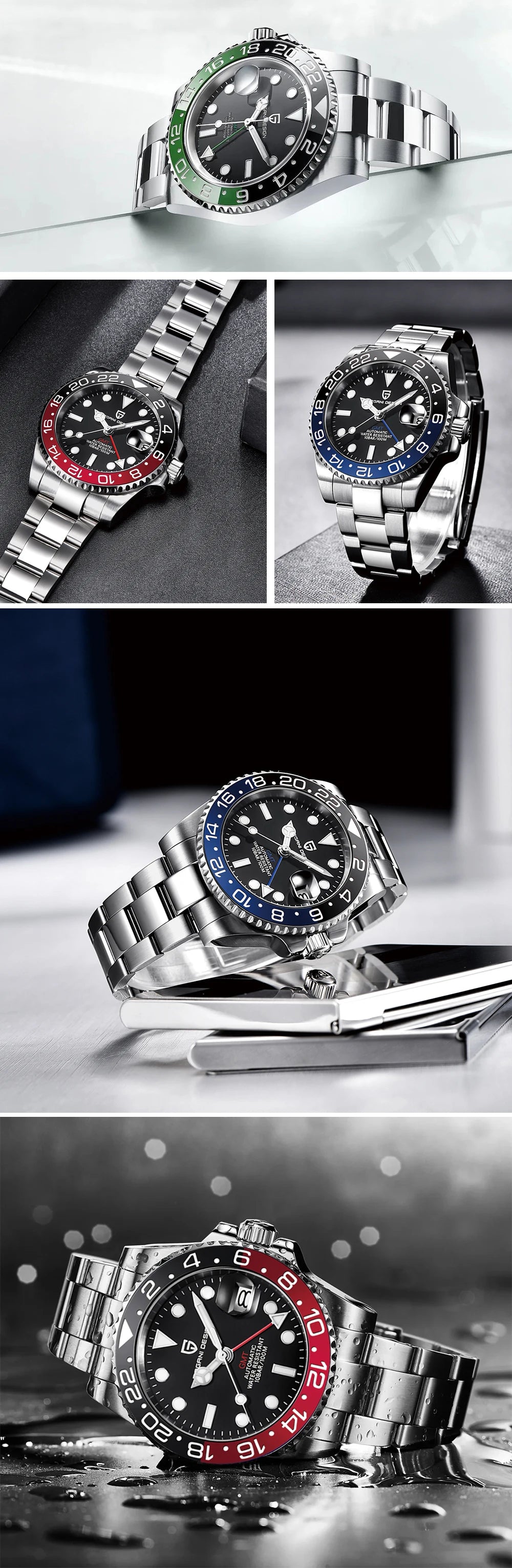 PAGANI DESIGN Men Watch Original Automatic Mechanical Watch For Man Scale Waterproof Luminous StainlessSteel watch Reloj PD-1662