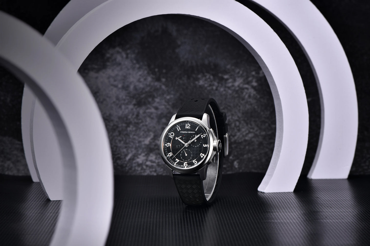 PAGANI DESIGN 2024 New Men's Quartz Watches VH88 Multifunction Stainless Steel Sapphire Business Sport Clock Watch for Men