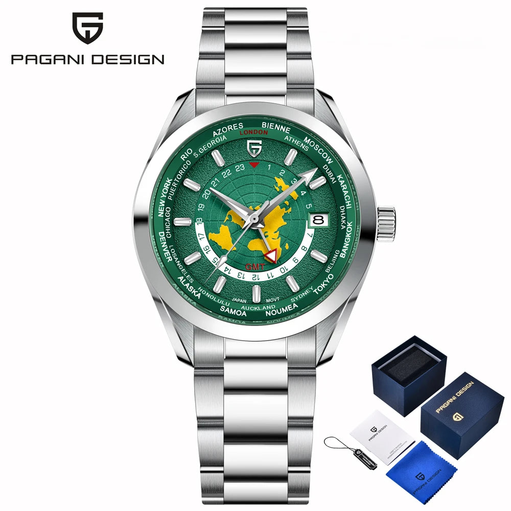PAGANI DESIGN men's Watch 1788 Light Luxury Mechanical Watch Men's gift Box NH34A Movement Sapphire glass Waterproof Men's Watch