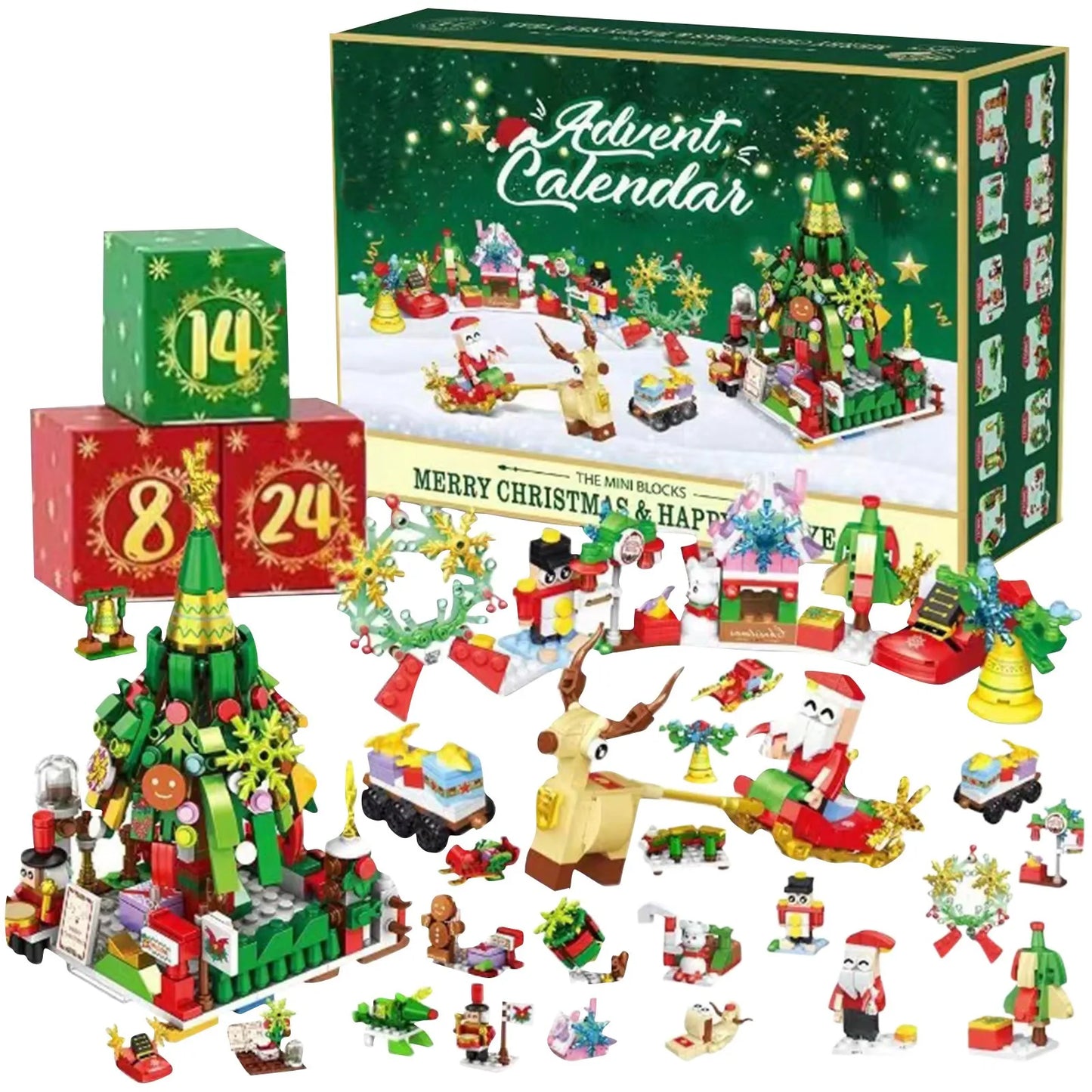 Christmas Countdown Calendar Includes Arrival Calendar Christmas Enhanced Hands Skills Surprise Christmas Collectibles Gifts