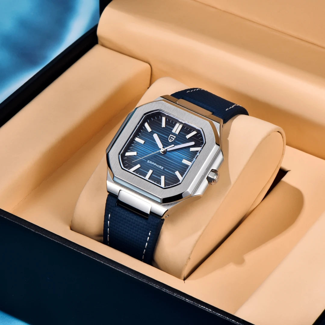 PAGANI DESIGN 2025 Men's Luxury Watch Mechanical Chronograph Quartz Movement Stainless Steel Waterproof Sapphire Crystal