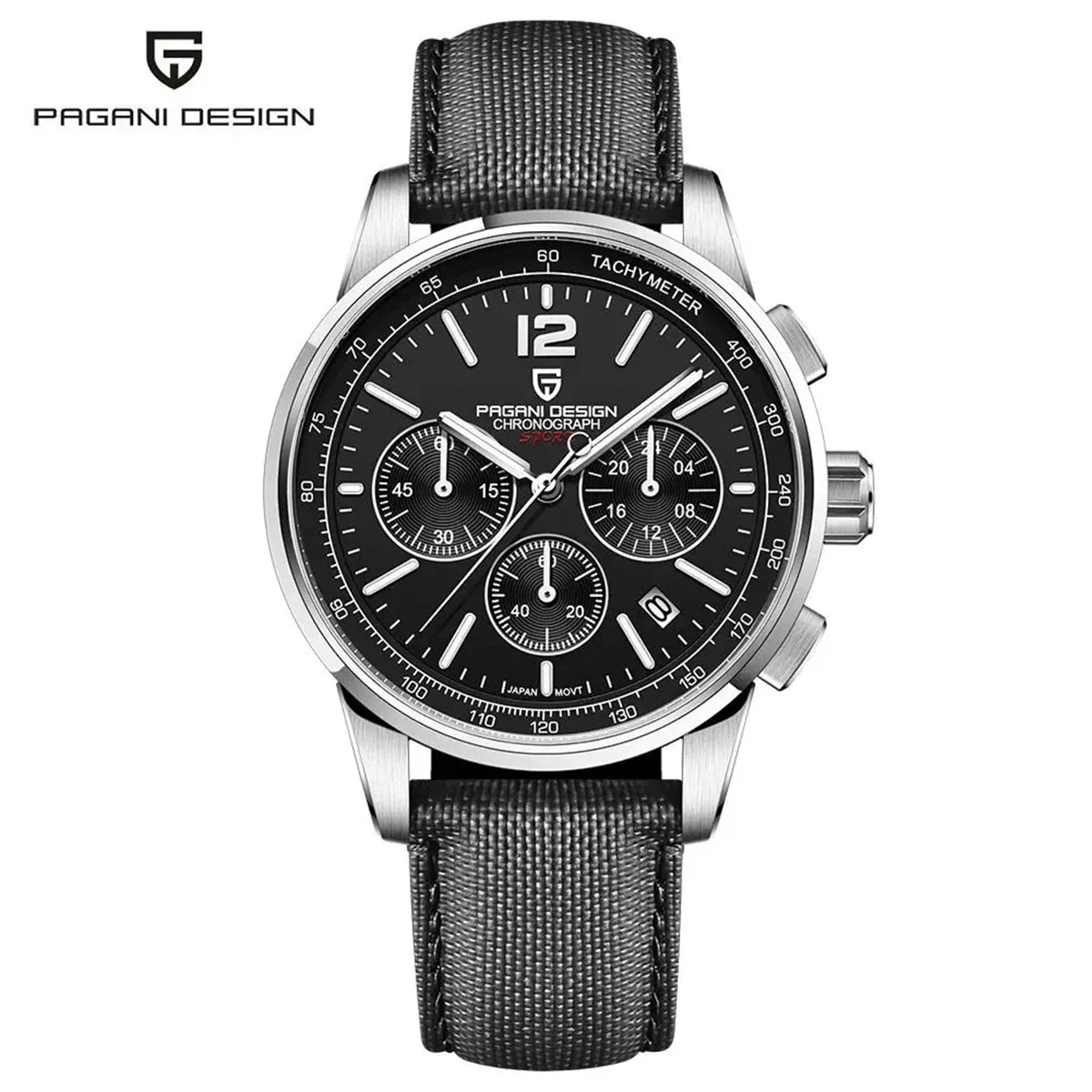 Pagani Design's new 41mm men's multifunctional quartz watch, sapphire crystal chronograph, VK63 men's watch