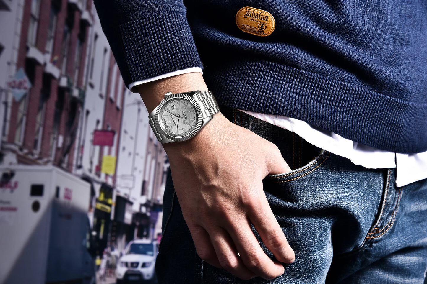 PAGANI DESIGN 2025 New Luxury Rose Gold DD40 Automatic Watch For Men NH36A Mechanical Wristwatch Men Stainless steel Waterproof