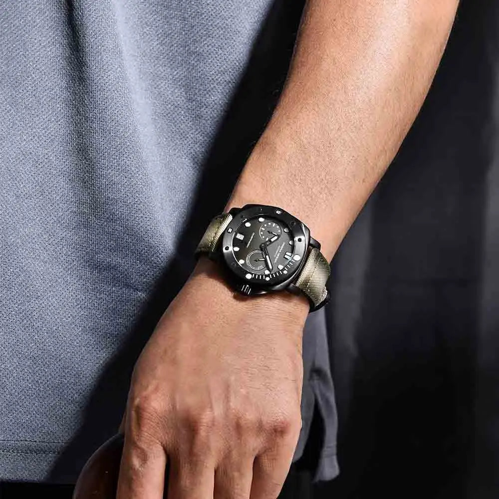 PAGANI DESIGN Mechanical Wristwatches Brand CAL.2C10 watches Sapphire Glass AR coating 200M Waterproof Chrono Clock reloj hombre