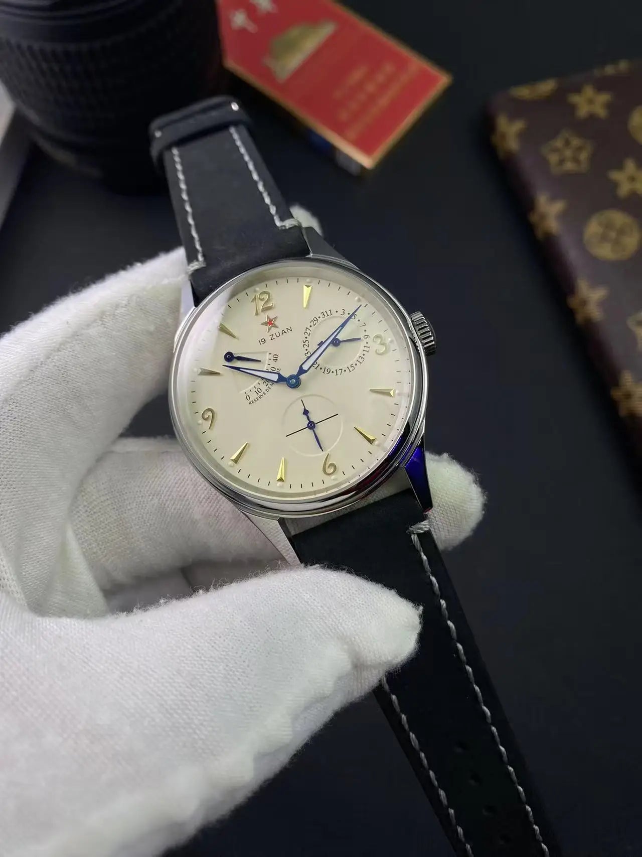 SEAKOSS Seagull ST1780 Movement 1963 Automatic Mechanical Men's Watch Retro Night Light Waterproof Sapphire Luminous Wristwatch