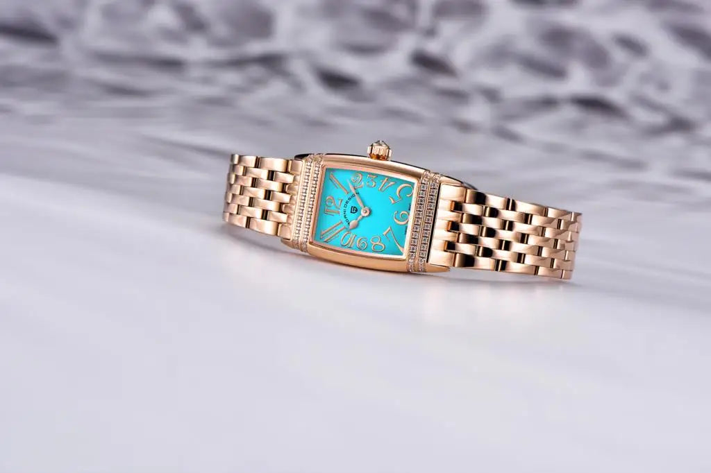 PAGANI DESIGN Women's Quartz Watch Luxury Fashion Sapphire Stainless Steel Waterproof Clock Bracelet Relogio Feminino PD1737