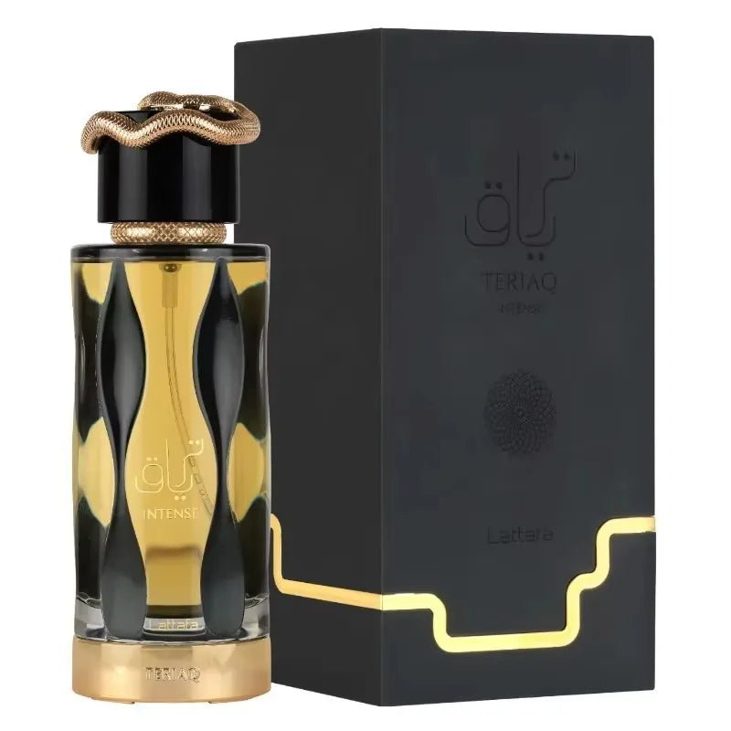 Lattafa Teriaq Intense Eau de Parfum Spray Unisex 100ml Original Arab Perfumes Lasting Oriental Spicy Pheromones Perfume Makeup