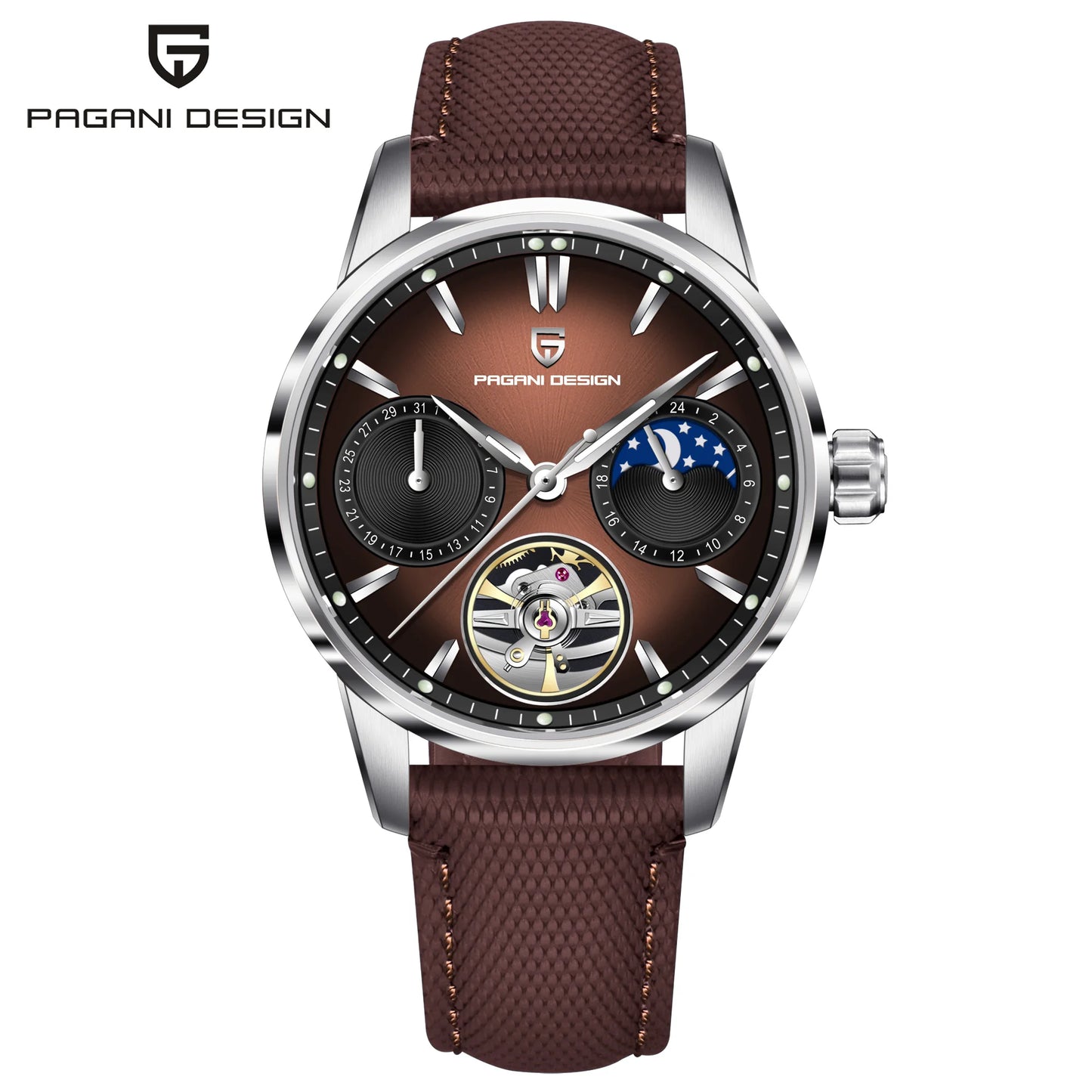 PAGANI DESIGN Men's Watch 2025 New Mechanical Watches For Man Luxury Sapphire Mirror Automatic Wristwatch Sport Waterproof Clock