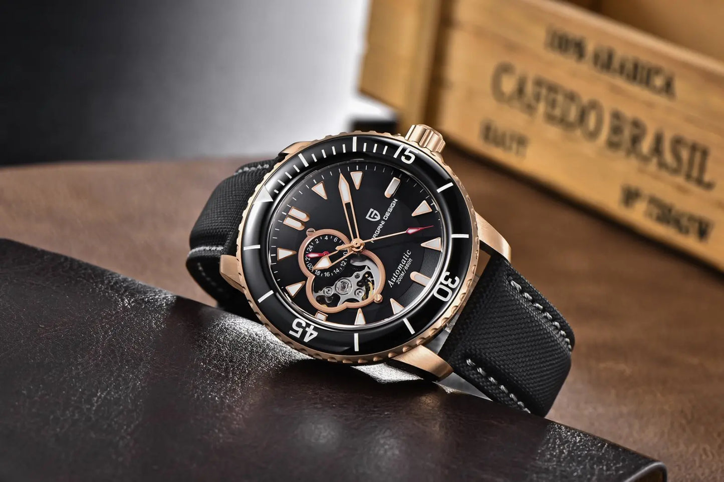 PAGANI DESIGN Top Luxury Men's Watch Sport NH39 Mechanical Automatic Watch Super Bright Luminous Sapphire Glass Watches for Man