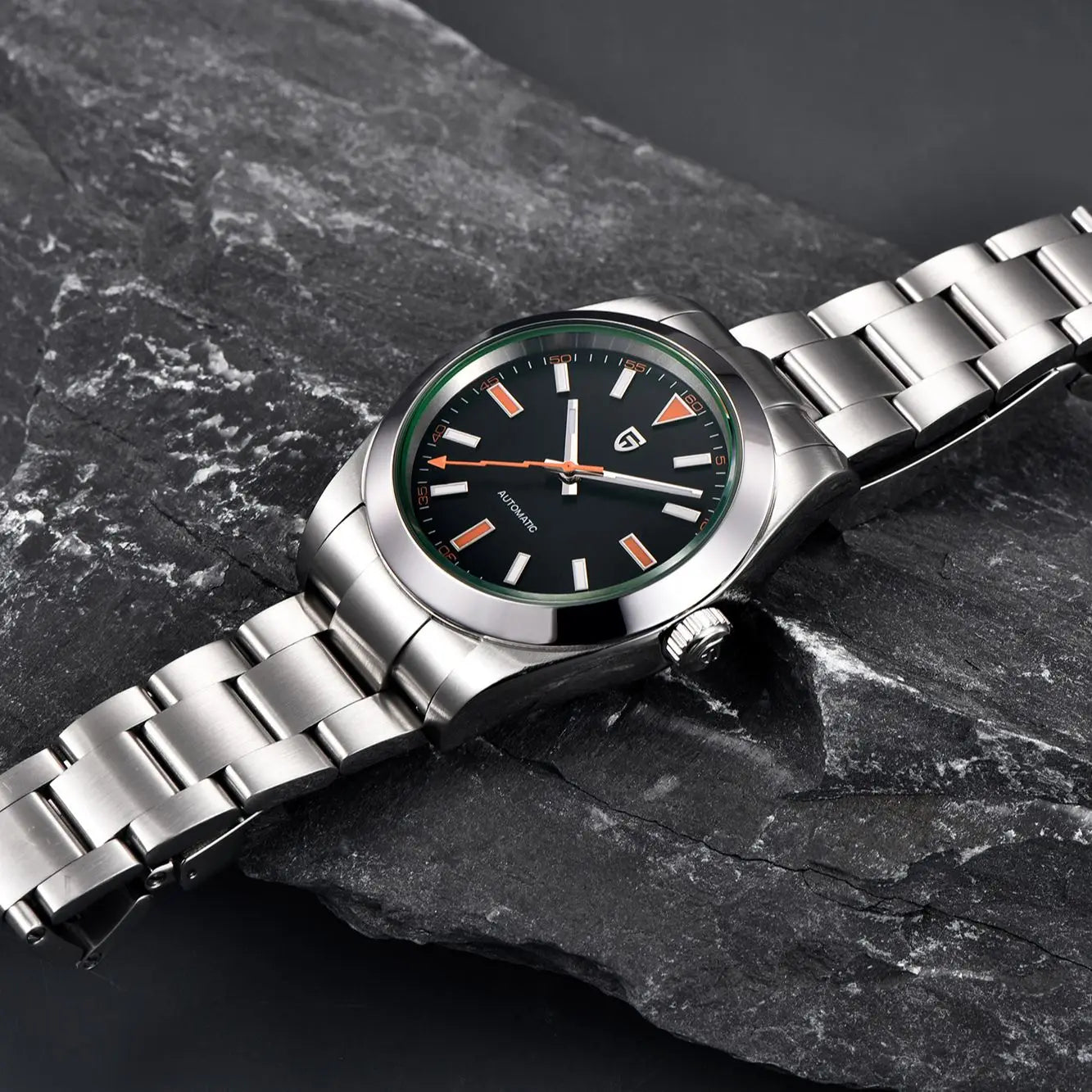 PAGANI DESIGN Men's Watches Luxury Automatic Watch for Men Green Glass Mechanical Watches AR Sapphire glass Wristwatch Men 2025