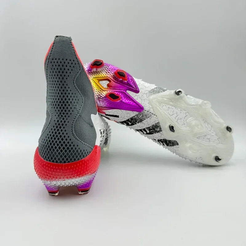 New Men Football Field Boots Professional Original Soccer Shoes Resistant Unisex Comfortable Ankle Cleats Football Shoes Outdoor