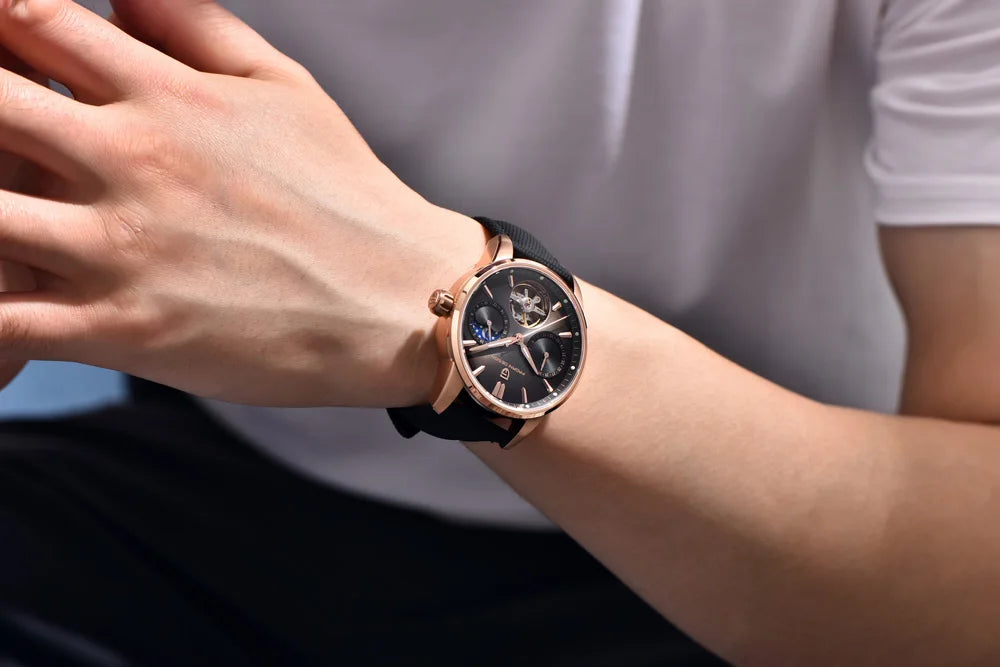 PAGANI DESIGN Men's Watch 2025 New Mechanical Watches For Man Luxury Sapphire Mirror Automatic Wristwatch Sport Waterproof Clock