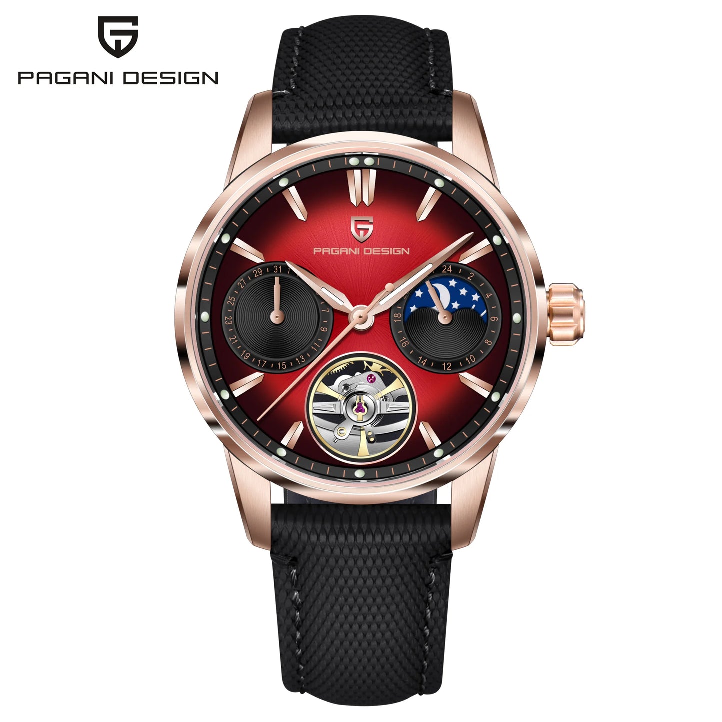 PAGANI DESIGN Men's Watch 2025 New Mechanical Watches For Man Luxury Sapphire Mirror Automatic Wristwatch Sport Waterproof Clock
