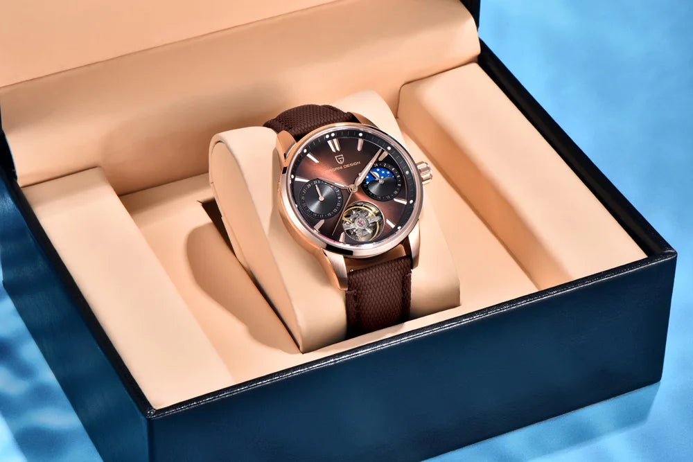 PAGANI DESIGN Men's Watch 2025 New Mechanical Watches For Man Luxury Sapphire Mirror Automatic Wristwatch Sport Waterproof Clock