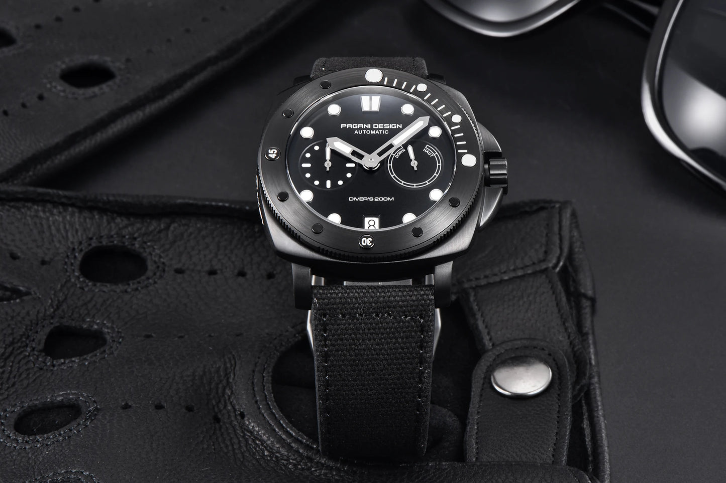 PAGANI DESIGN Mechanical Wristwatches Brand CAL.2C10 watches Sapphire Glass AR coating 200M Waterproof Chrono Clock reloj hombre