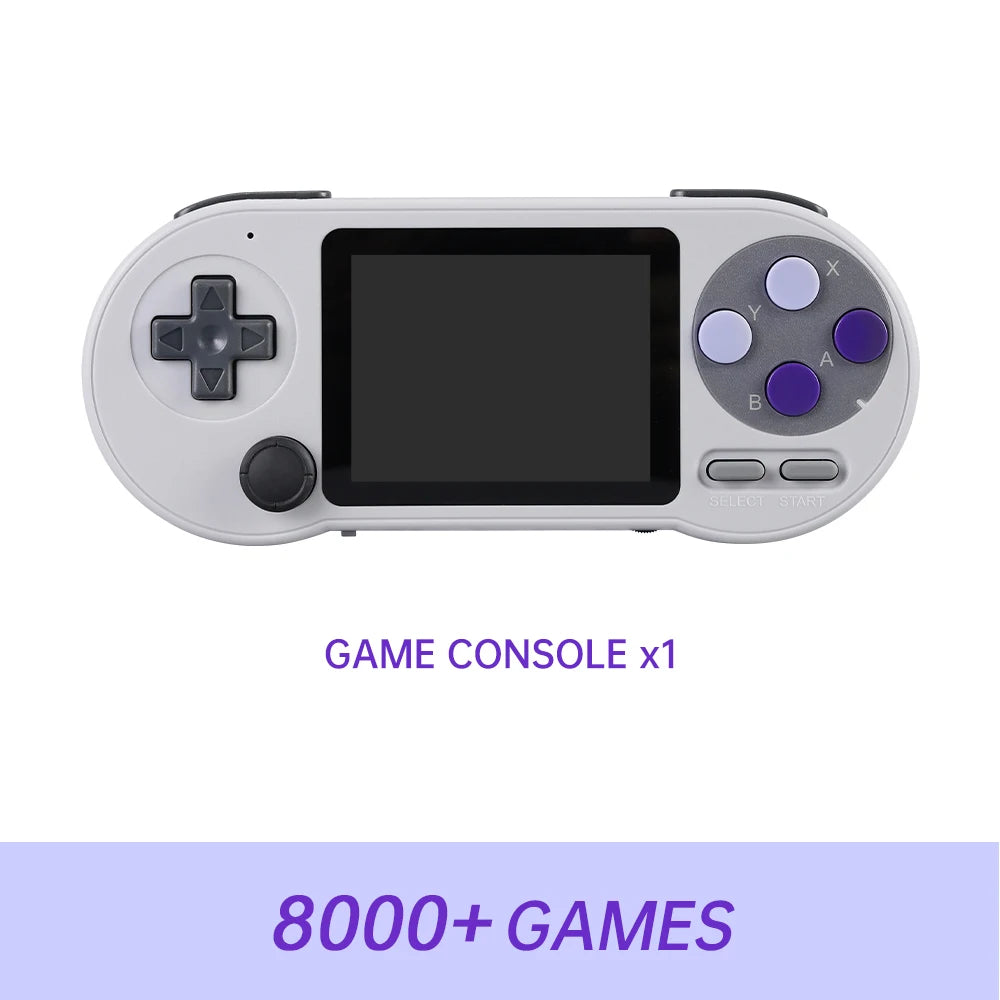 SF2000 3 inch IPS Screen Handheld Game Player Portable Video Game Console Built-in 8000+ Games Retro TV Game Player AV Output