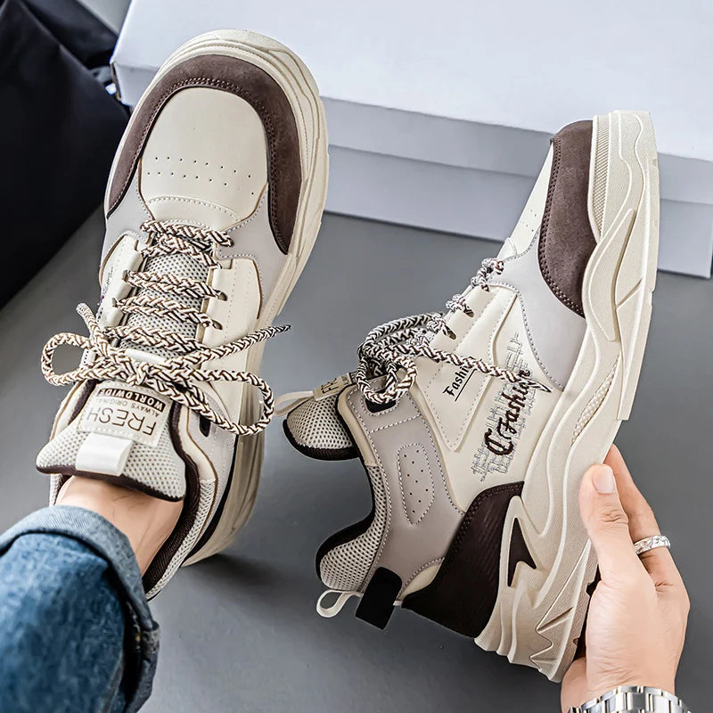 Outdoor leisure sports shoes, stylish and versatile shoes, wear-resistant and non-slip sole.