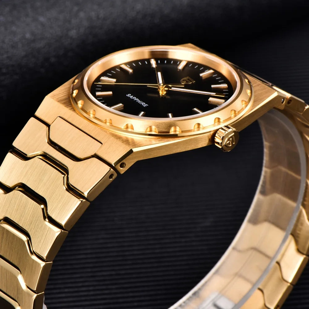 PAGANI DESIGN 2025 New Thin 7mm Fashion Men's Quartz Watch 10Bar Waterproof Stainless Steel Sapphire C3 Upgrade V2 reloj hombre