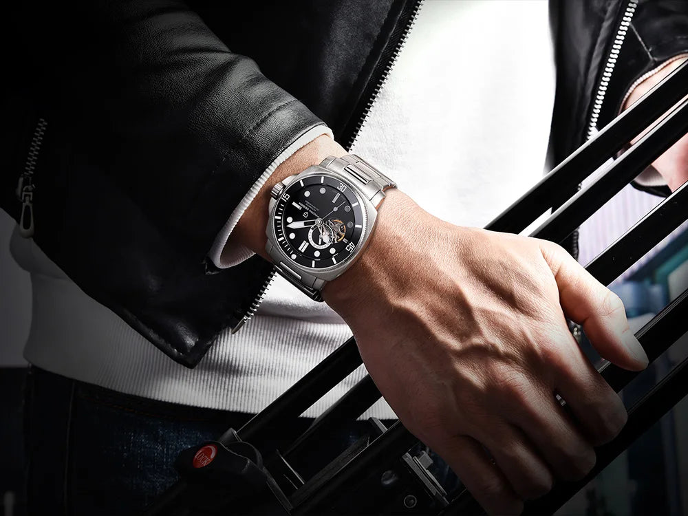 2025 Pagani design top Business Men's Mechanical Watch Luxury Sapphire NH39 stainless steel automatic Men's Watch 20BAR gift box