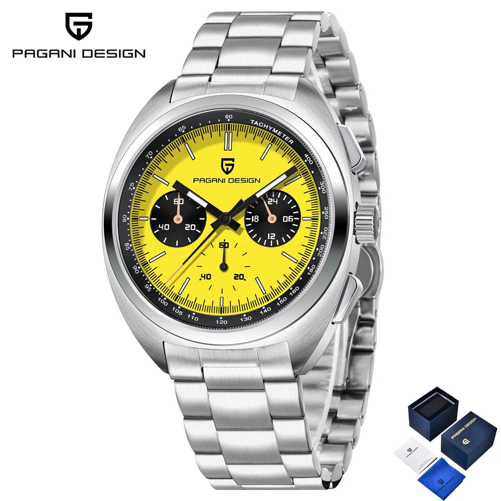 2025 New PAGANI DESIGN Men's Watches Top Luxury Quartz Wristwatch Chronograph Watch For Men AR Sapphire Waterproof Luminous Gift