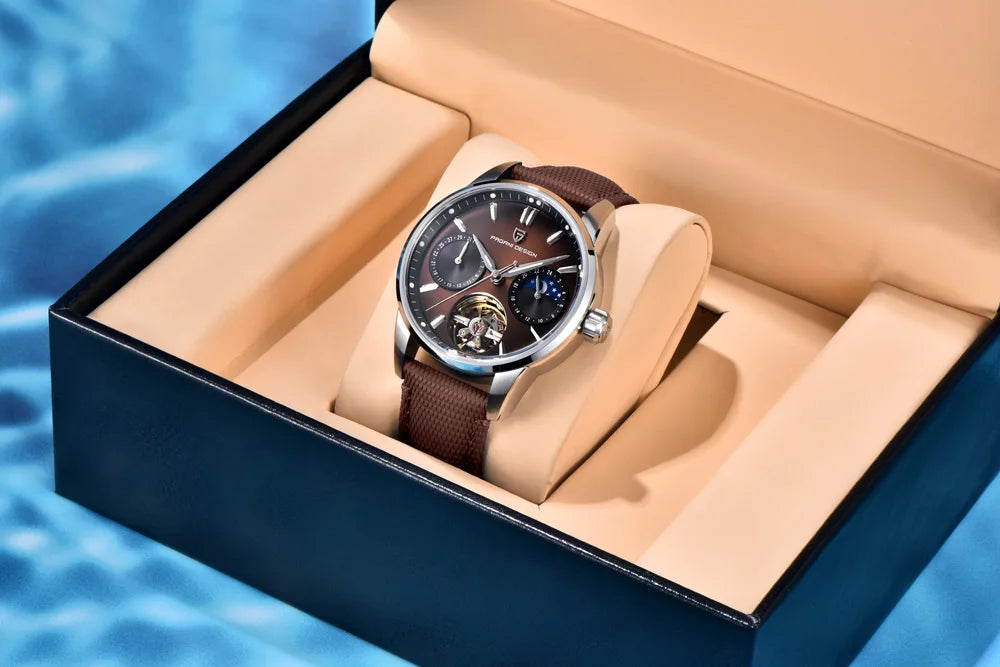 PAGANI DESIGN Men's Watch 2025 New Mechanical Watches For Man Luxury Sapphire Mirror Automatic Wristwatch Sport Waterproof Clock