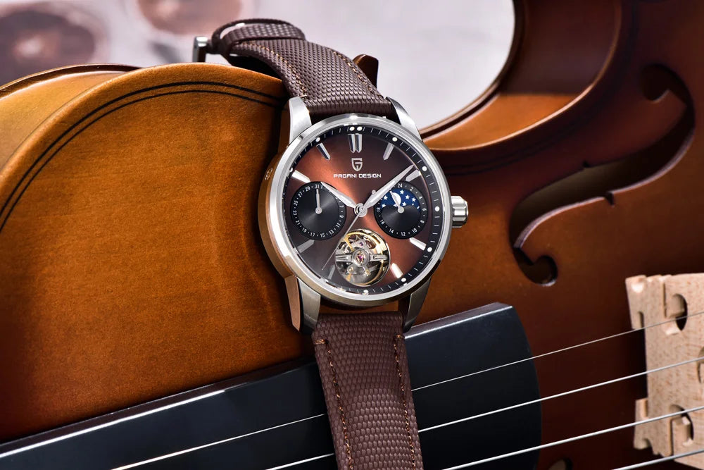 PAGANI DESIGN Men's Watch 2025 New Mechanical Watches For Man Luxury Sapphire Mirror Automatic Wristwatch Sport Waterproof Clock