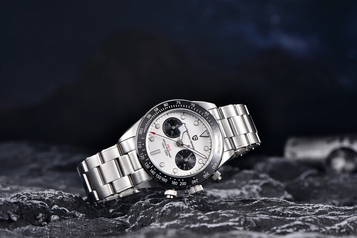 PAGANI DESIGN 2024 New BB Panda Retro Sport Chronograph Luxury Quartz Watch For Men Sapphire mirror 10Bar Waterproof Wrist Watch