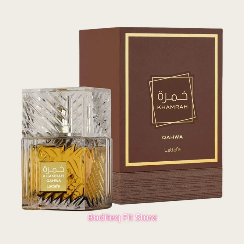 Lattafa Khamrah Qahwa 100ml Unisex Perfume For Men And Women Perfume Middle East Arab Dubai Perfume