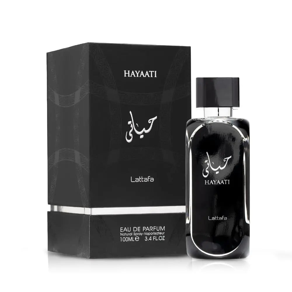 Lattafa Perfumes Hayaati Eau De Parfum Spray for Men 3.4 Ounce Brand Perfume Woody Aromatic Fragrance Vanilla