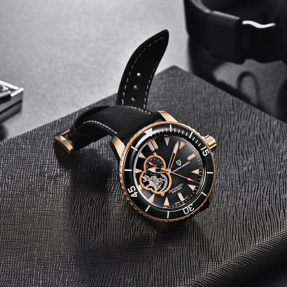 PAGANI DESIGN Top Luxury Men's Watch Sport NH39 Mechanical Automatic Watch Super Bright Luminous Sapphire Glass Watches for Man
