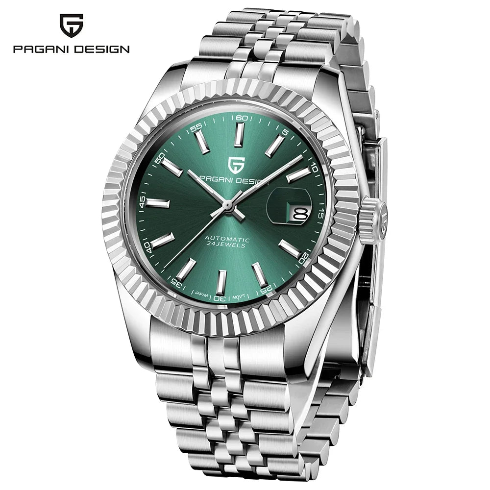 2025 New PAGANI DESIGN PD-1645 V3 Men's Mechanical Watches Business Sapphire Glass Automatic 42MM Stainless Steel Watch for Men
