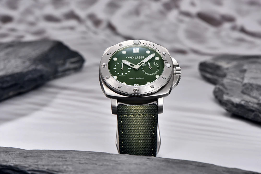 PAGANI DESIGN Mechanical Wristwatches Brand CAL.2C10 watches Sapphire Glass AR coating 200M Waterproof Chrono Clock reloj hombre