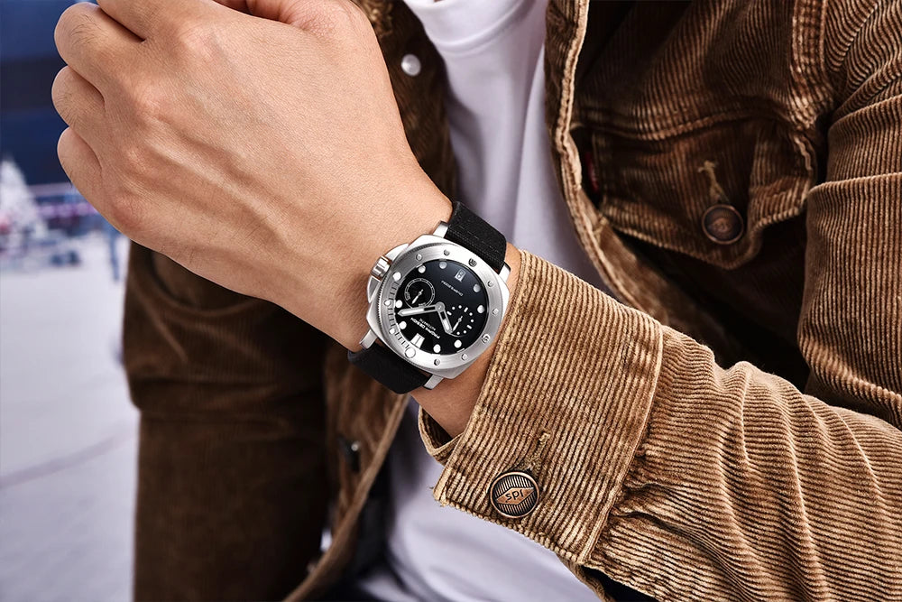 PAGANI DESIGN Mechanical Wristwatches Brand CAL.2C10 watches Sapphire Glass AR coating 200M Waterproof Chrono Clock reloj hombre