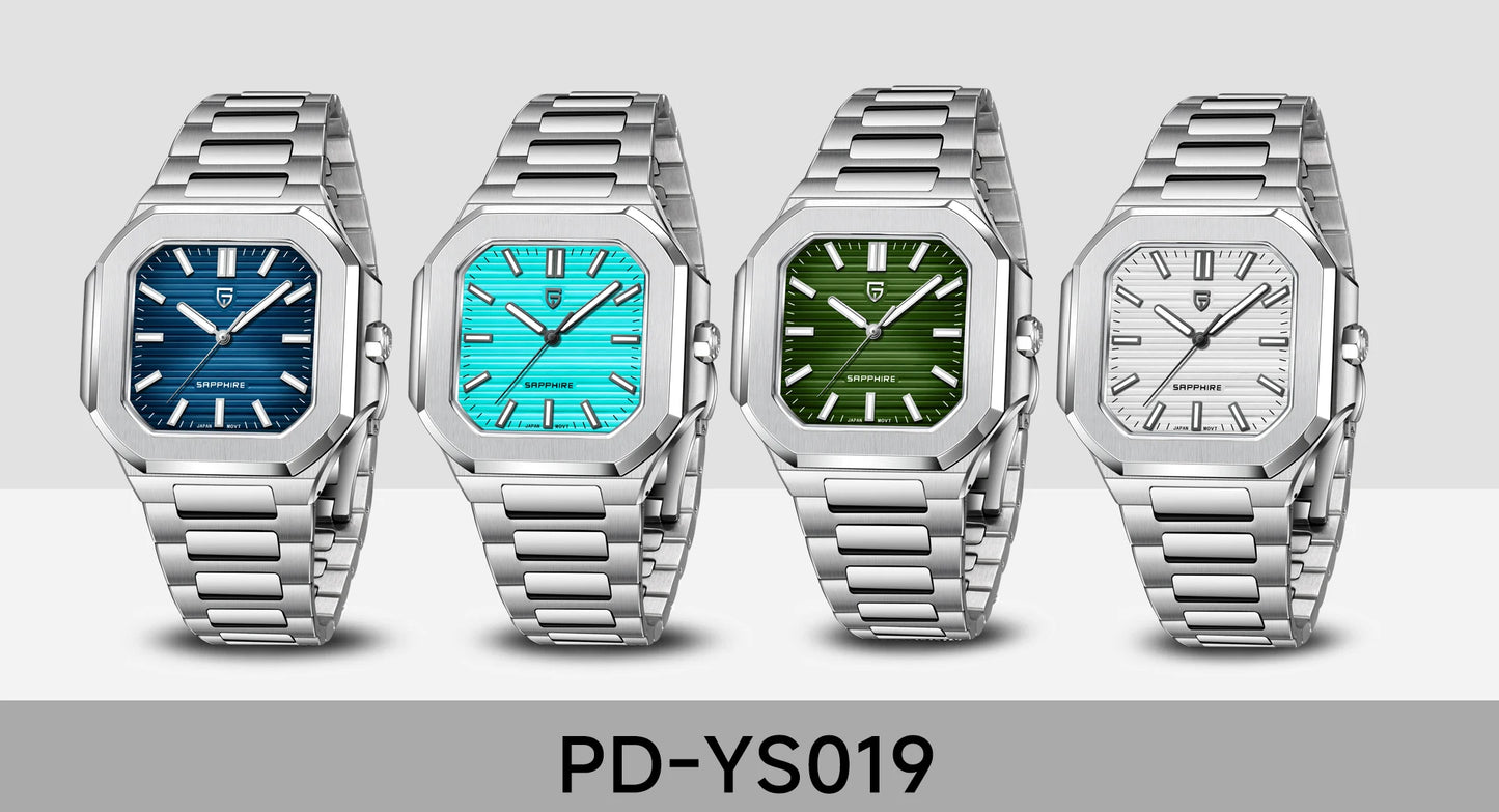 PAGANI DESIGN 2025 Men's Luxury Watch Mechanical Chronograph Quartz Movement Stainless Steel Waterproof Sapphire Crystal