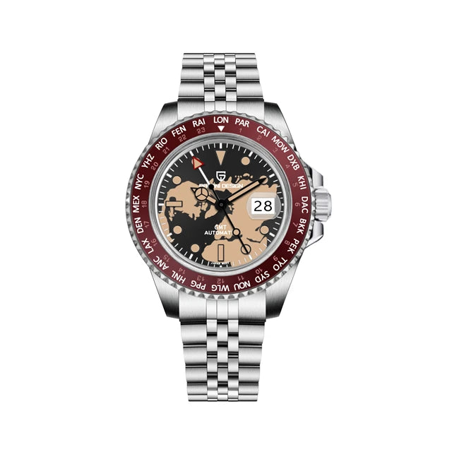 PAGANI DESIGN V4 40MM GMT NH34 Luxury Men's Watches Top Fashion Automatic Mechanical Watches for Men Sapphire Waterproof Clock