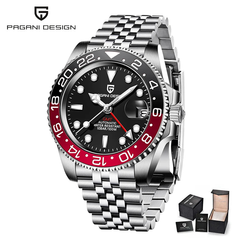 PAGANI DESIGN Men Watch Original Automatic Mechanical Watch For Man Scale Waterproof Luminous StainlessSteel watch Reloj PD-1662