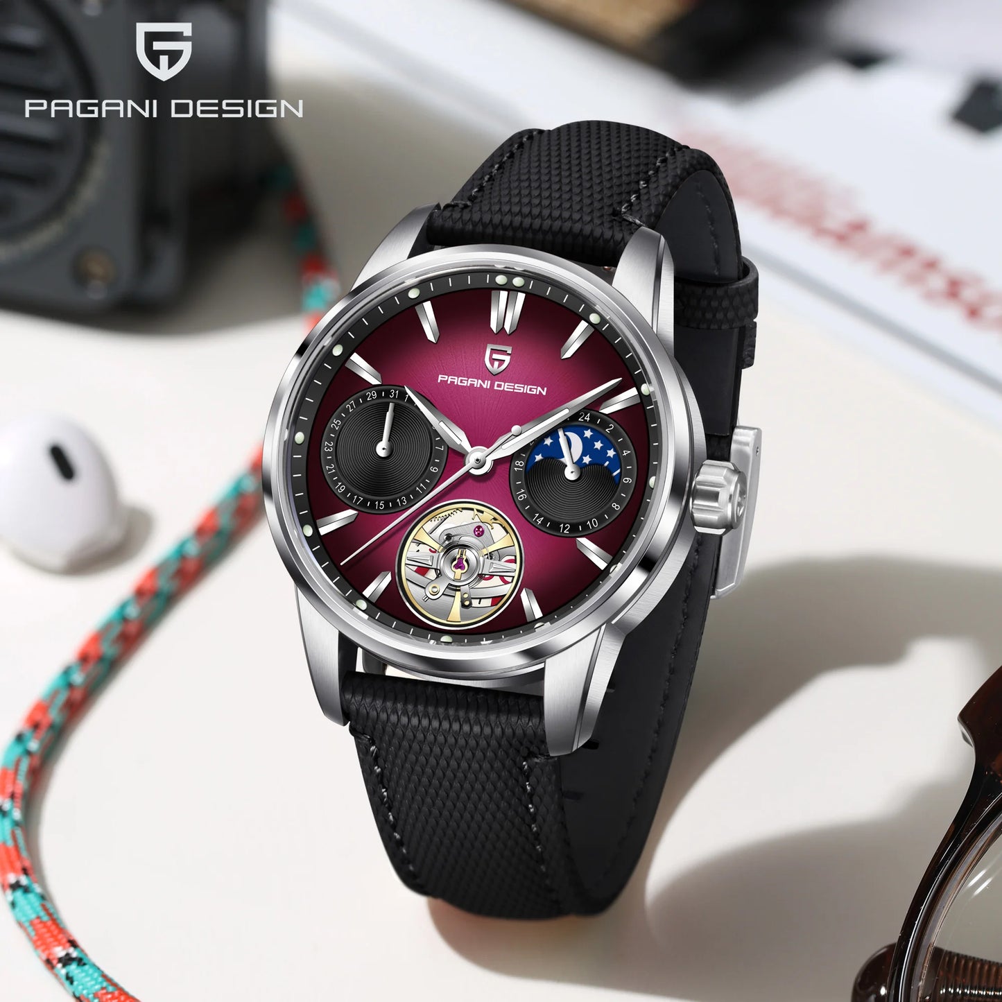 PAGANI DESIGN Men's Watch 2025 New Mechanical Watches For Man Luxury Sapphire Mirror Automatic Wristwatch Sport Waterproof Clock