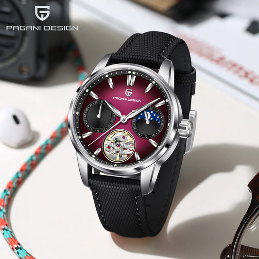 PAGANI DESIGN Men's Watch 2025 New Mechanical Watches For Man Luxury Sapphire Mirror Automatic Wristwatch Sport Waterproof Clock