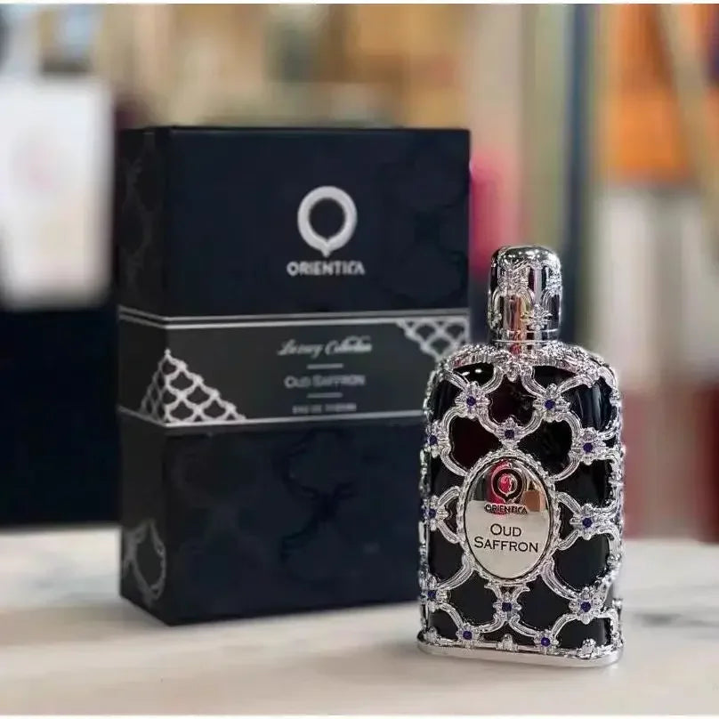 Lattafa Oud Oriental Tune Saffron Men Women EDP Spray Unisex Neutral Cologne Long-Lasting Perfumes De Mujer Originales Perfume