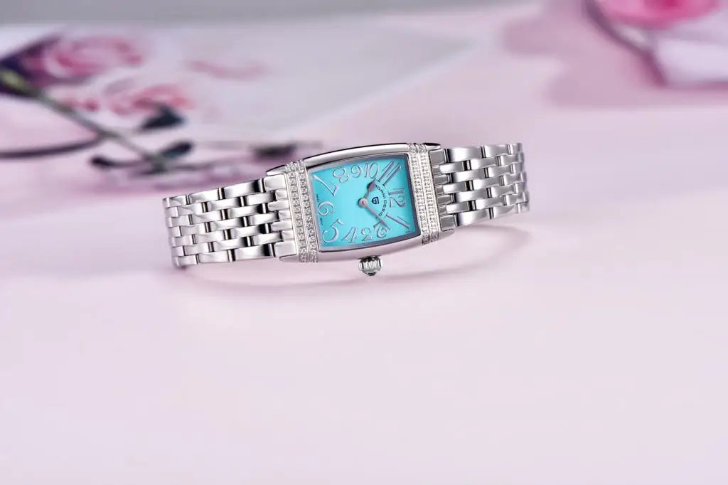 PAGANI DESIGN Women's Quartz Watch Luxury Fashion Sapphire Stainless Steel Waterproof Clock Bracelet Relogio Feminino PD1737