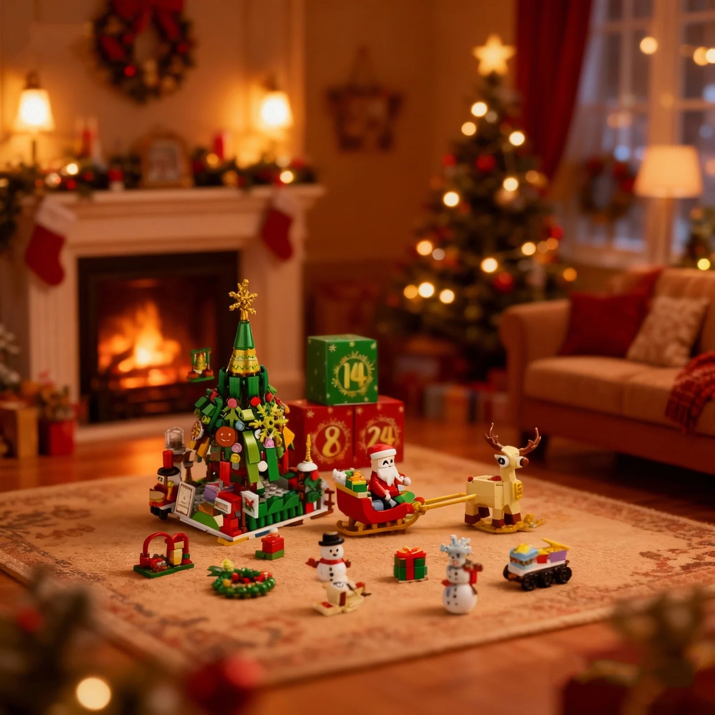 Christmas Countdown Calendar Includes Arrival Calendar Christmas Enhanced Hands Skills Surprise Christmas Collectibles Gifts