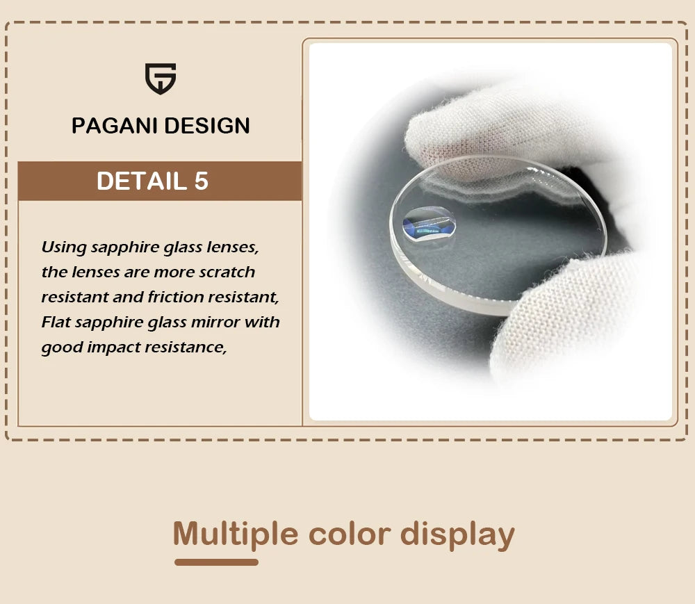 PAGANI DESIGN Men Watch Original Automatic Mechanical Watch For Man Scale Waterproof Luminous StainlessSteel watch Reloj PD-1662