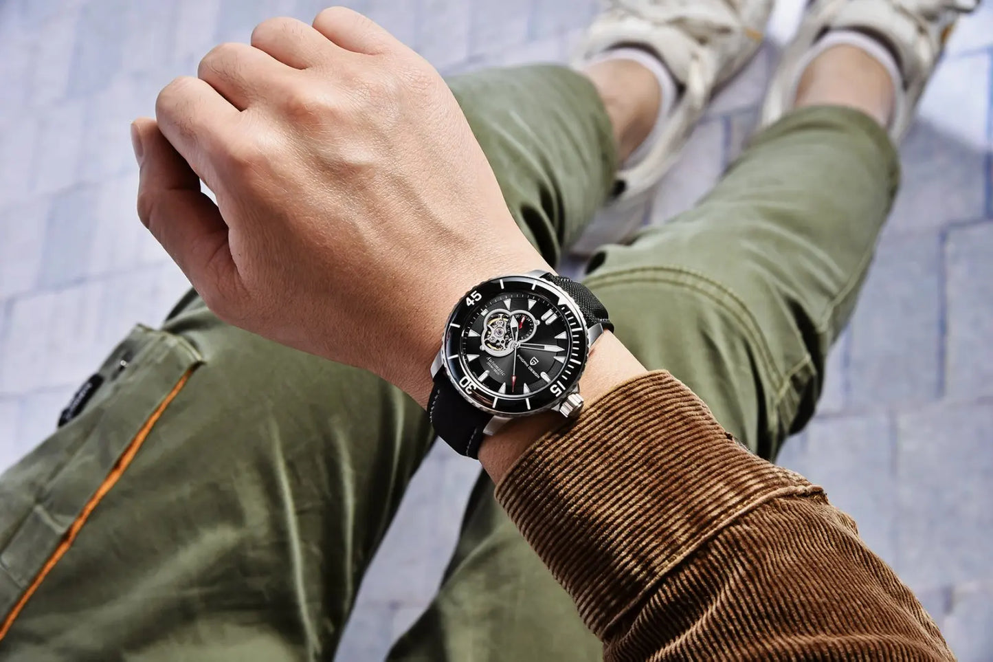 PAGANI DESIGN Top Luxury Men's Watch Sport NH39 Mechanical Automatic Watch Super Bright Luminous Sapphire Glass Watches for Man