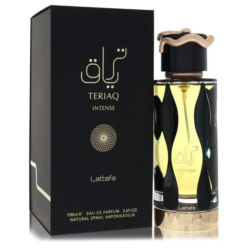 Lattafa Teriaq Intense Eau de Parfum Spray Unisex 100ml Original Arab Perfumes Lasting Oriental Spicy Pheromones Perfume Makeup