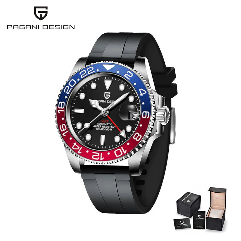 PAGANI DESIGN Men Watch Original Automatic Mechanical Watch For Man Scale Waterproof Luminous StainlessSteel watch Reloj PD-1662